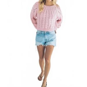 NEW FALCON PARK tally sweater in pink